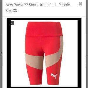 NWT puma tight fit shorts
